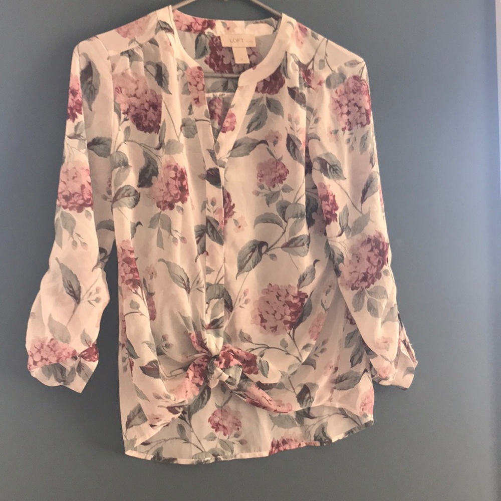 Loft flower blouse